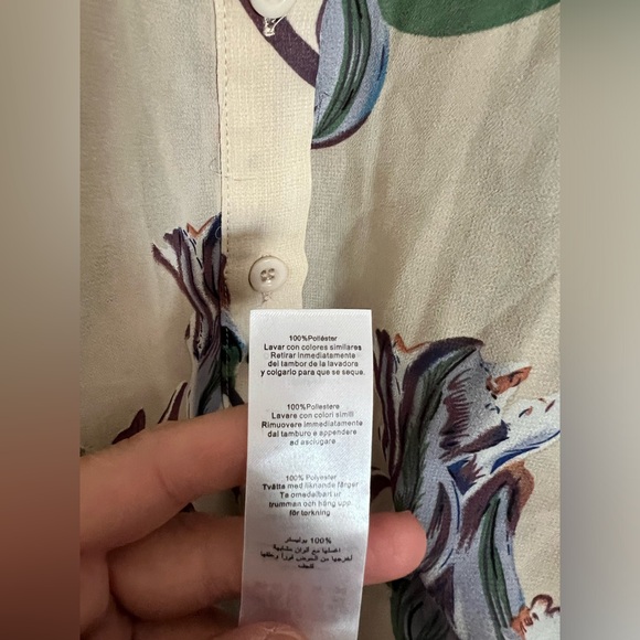 Pretty Little Thing Button Up Top - Picture 2 of 5